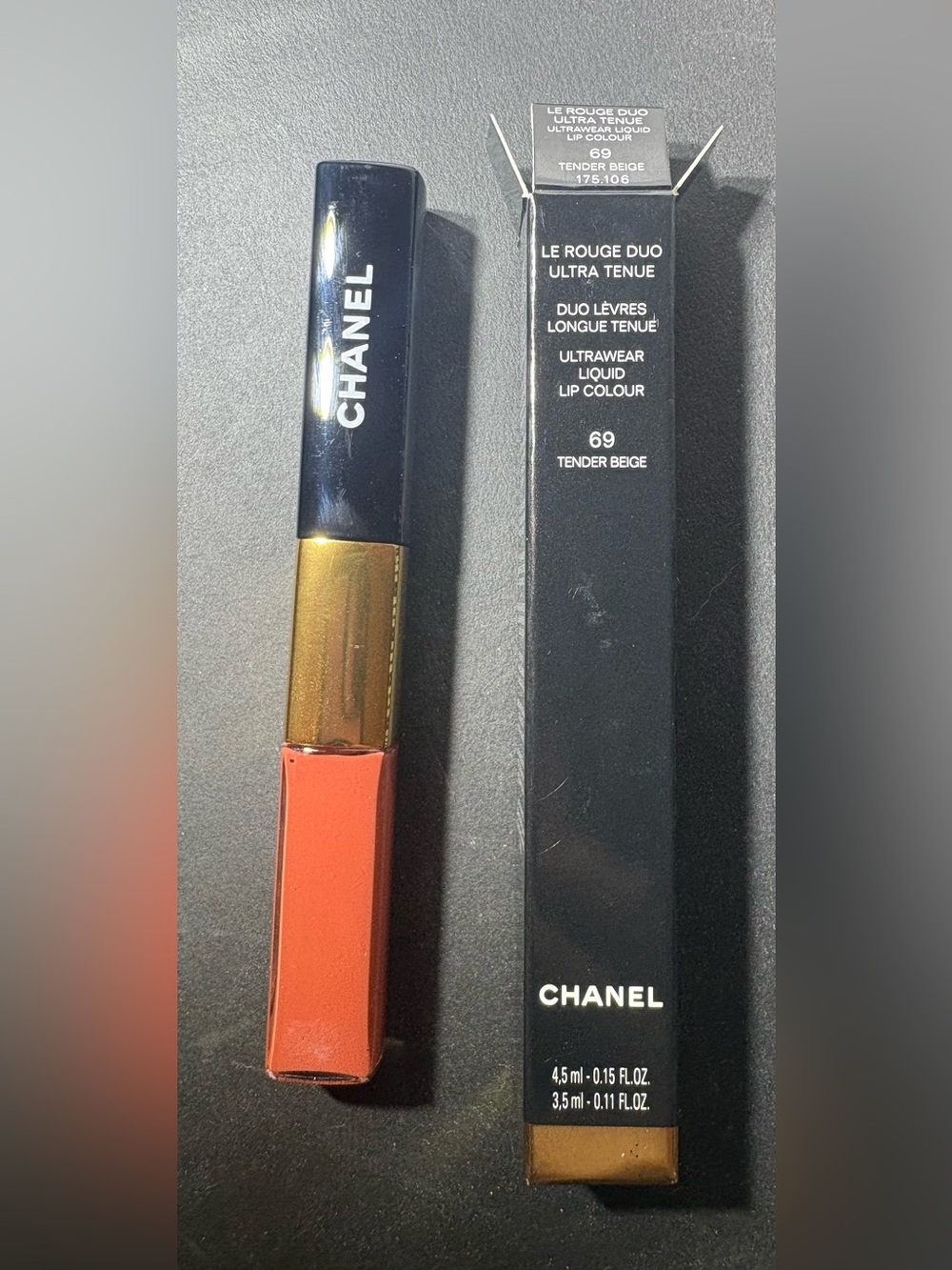 CHANEL Le Rouge Duo Ultra Tenue  Liquid Lip 69 Tender Beige 4.5ml